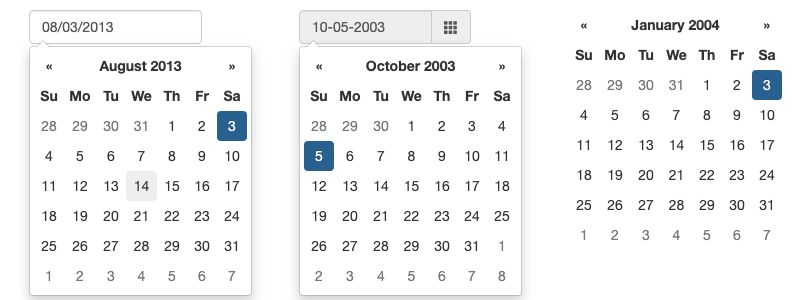 Bootstrap Date Picker from UX Solutions
