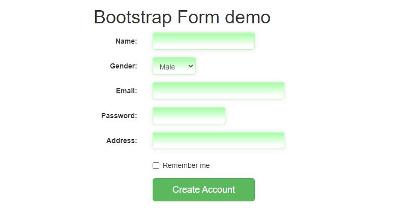 Custom Tooltips in Bootstrap form