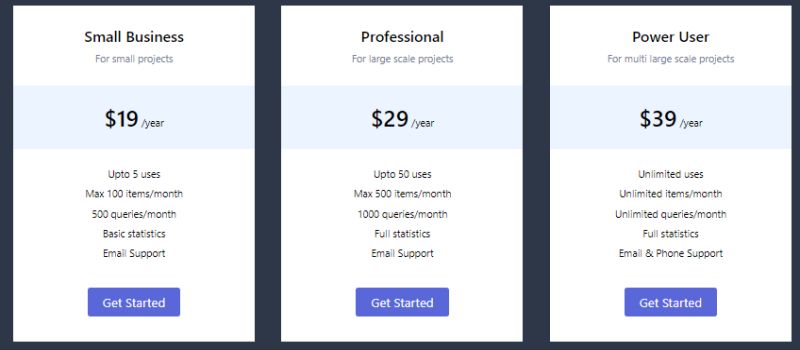 Tailwind CSS - Pricing Table 2 by Rhythm Ruparelia
