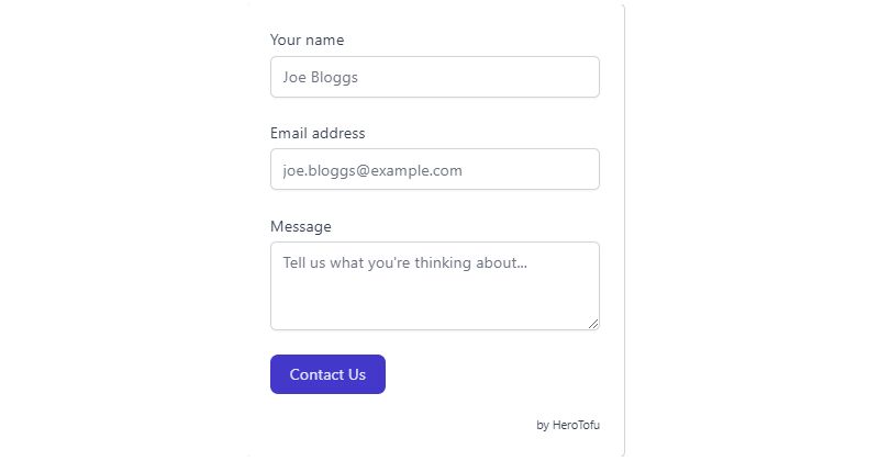 Tailwind CSS Simple Contact Form_ Keep It Simple