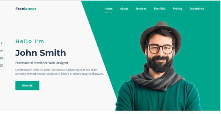 HTML Resume Templates: 41 Examples