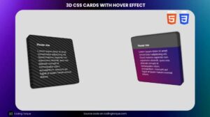 CSS Card Hover Effects: 40 Examples