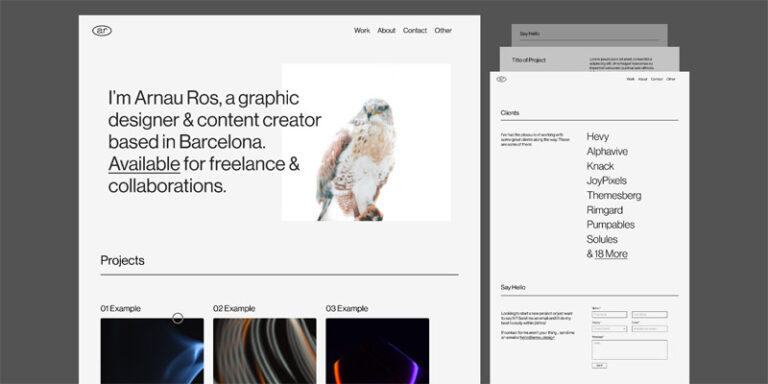 Stunning Figma Portfolio Templates to Showcase Your Work