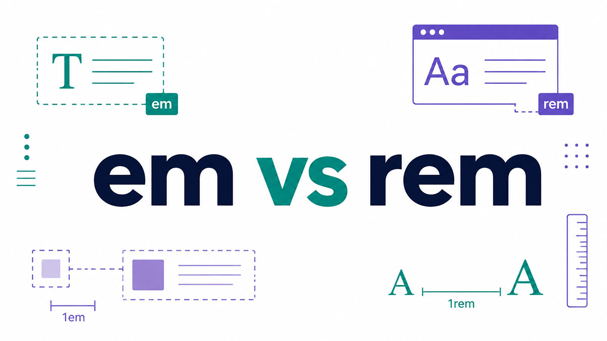 em vs rem in CSS: Differences & When to Use Each