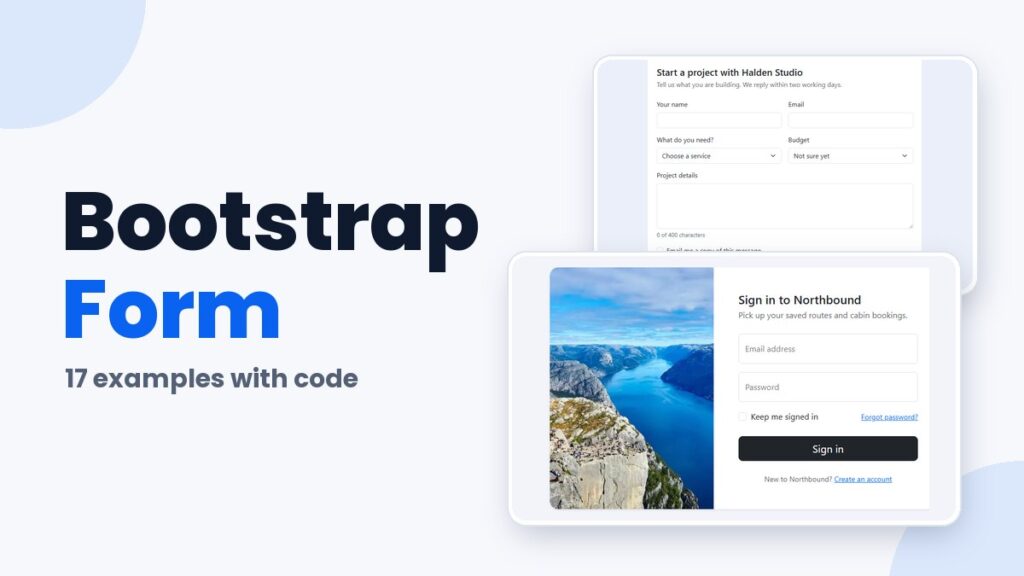 Bootstrap Examples: 480+ Live Demos Across 30 Pages